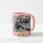 Mug Père Noël Rose Photo (Devant droit)