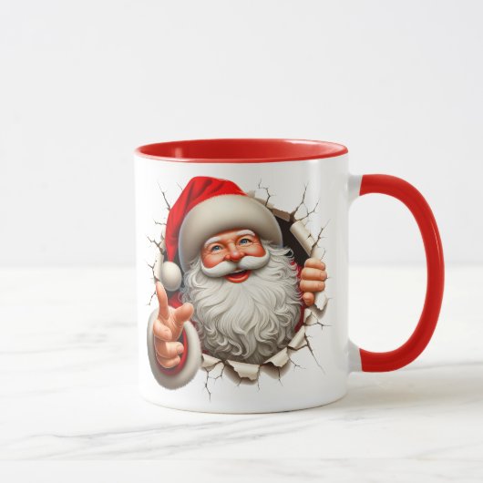 Mug Père Noël s'en sort (Droite)