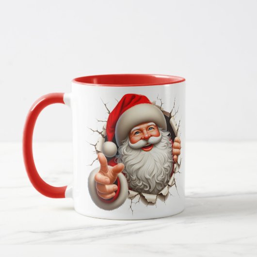 Mug Père Noël s'en sort (Gauche)