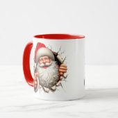 Mug Père Noël s'en sort (Devant gauche)