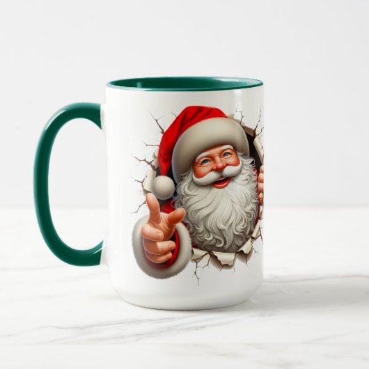 Mug Père Noël s'en sort (Gauche)