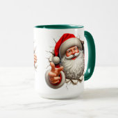 Mug Père Noël s'en sort (Devant droit)
