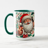 Mug Père Noël s'en sort (Gauche)
