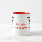 Mug Père Noël Shark Noël illuminent Charkmas Tree Noël (Centre)