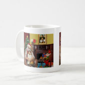 Mug Père Noël Sheltie (sw) (Devant gauche)