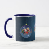 Mug PÈRE NOËL, SLEIGH et RENNE par SHARON SHARPE (Gauche)