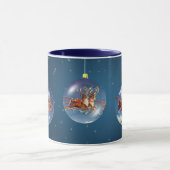 Mug PÈRE NOËL, SLEIGH et RENNE par SHARON SHARPE (Centre)