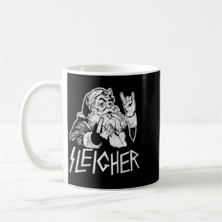 Mug Père Noël Sleigher Rock On Goth Heavy