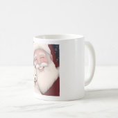Mug Père Noël souriant avec Eskimo Puppy américain (Devant droit)