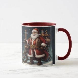 Mug Père Noël Steampunk Sleigh