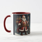 Mug Père Noël Steampunk Sleigh (Gauche)
