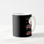 Mug Père Noël Sungles Sleigh Reindeer voitures de poli (Devant droit)