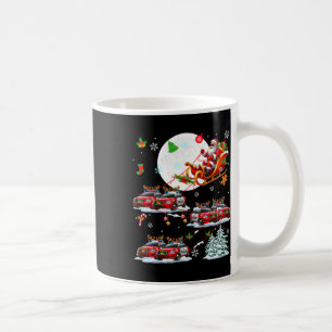 Mug Père Noël Sungles Sleigh Reindeer voitures de poli