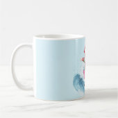 Mug Père Noël surfant en train d'attraper une vague (Gauche)