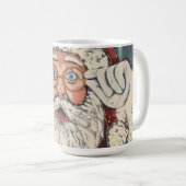 Mug Père Noël Surpris (Devant droit)