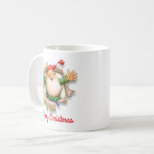 Mug Père Noël surprise Joyeux Noël (Devant gauche)