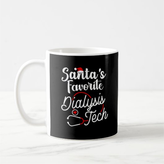 Mug Père Noël : technologie de dialyse préférée (Gauche)