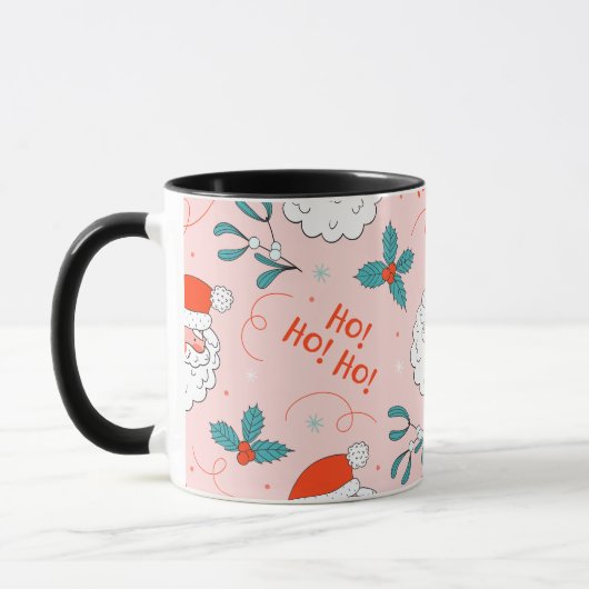 Mug Père Noël tout sur imprimer Collection Joyful Grem (Gauche)