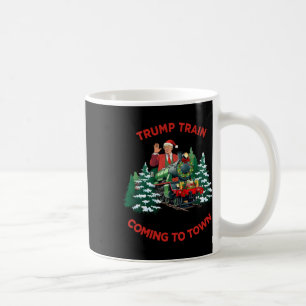 Mug Père Noël Trump 2024 Xmas Trump Train C