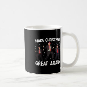 Mug Père Noël Trump Dance Rendre Noël magnifique à nou
