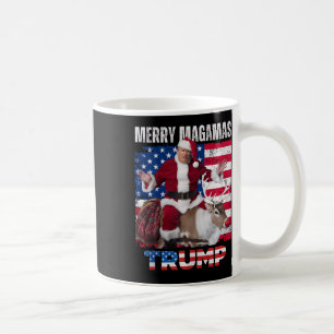 Mug Père Noël Trump Humour de Noël drôle Trump réservo