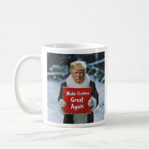 Mug Père Noël Trump : "Rendre sa grandeur à Noël"