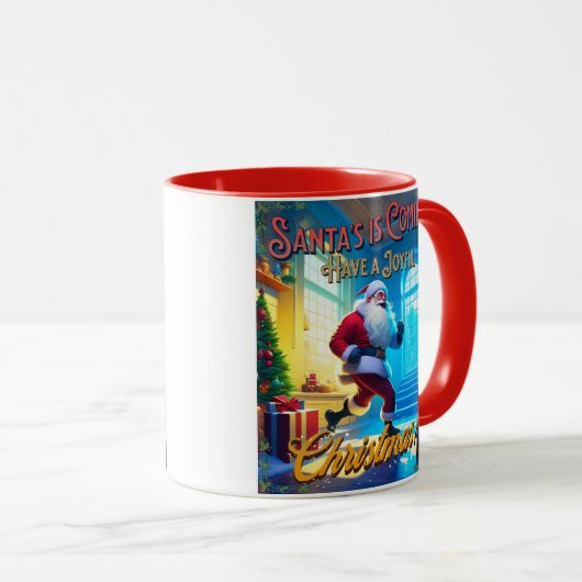 Mug Père Noël vient de Chimney ! (Devant droit)