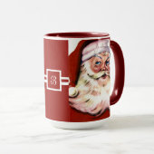 Mug Père Noël vintage (Devant droit)
