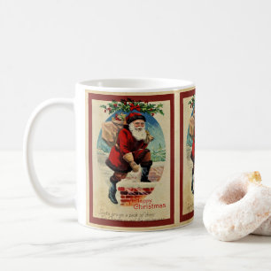 Mug Père Noël vintage Noël Fête céramique