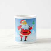 Mug Père Noël Whimsical avec Mini Arbre de Noël (Centre)