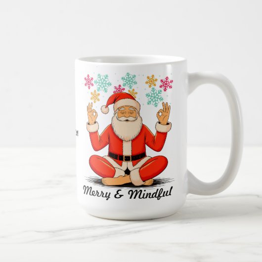 Mug Père Noël Yoga (Droite)