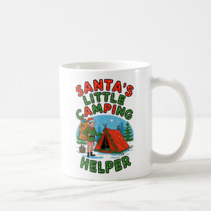 Mug Père Noël's Little Camping Aider Christmas Elf Des