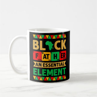 Mug Père noir L'élément essentiel Fête des pères Bl