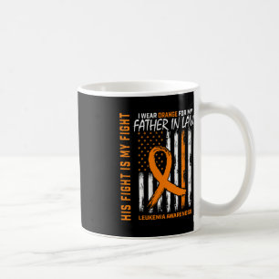 Mug Père Orange Dans La Leucémie De Loi Cancer Sensibi
