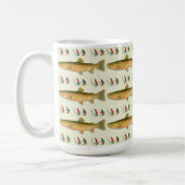 Mug Père pêcheur motif truite (Gauche)