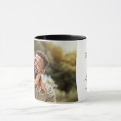 Mug Père Script Heart Grateful Chaque instant Photo (Centre)