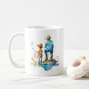 Mug Père Son Pêche souvenirs   Aimez Papa