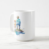 Mug Père Son Pêche souvenirs | Aimez Papa (Devant gauche)