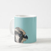 Mug Peregrine Falcon Oiseau Art (Devant gauche)