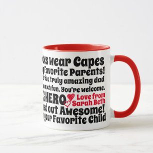 Mug Pères Anniversaire drôle Citations de voeux de fil