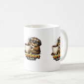 Mug Perezoso con café – Too Smart to Rush (Devant droit)