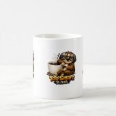 Mug Perezoso con café – Too Smart to Rush (Centre)