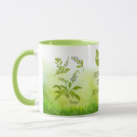 Mug Perfect Cadeau / Sage Tea Herbal Remedy (Gauche)