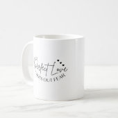 Mug Perfect Love Casting out Fear, Text Mug, Christian (Devant gauche)