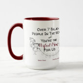 Mug Perfect Maman For Me - 2 filles (Gauche)