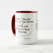 Mug Perfect Maman For Me - 2 filles (Devant gauche)