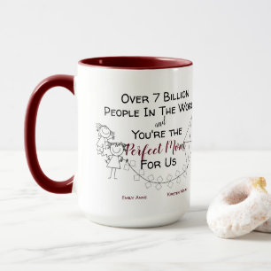 Mug Perfect Maman For Me - 2 filles