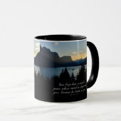 Mug Perfect Peace Isaiah 26:3 Poster (Devant droit)