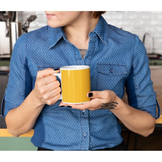 Mug Perfection d'abricot - Élégant abricot solide