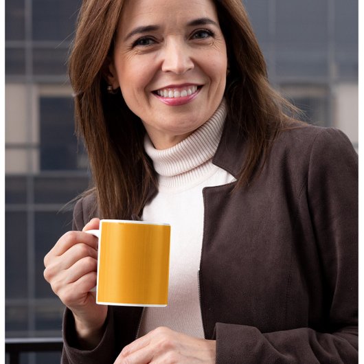 Mug Perfection d'abricot - Élégant abricot solide